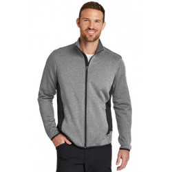 Eddie Bauer Full-Zip Heather Stretch Fleece Jacket. EB238