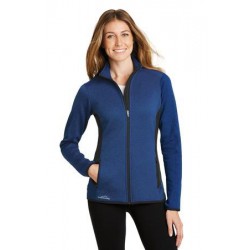 Eddie Bauer Ladies Full-Zip Heather Stretch Fleece Jacket. EB239