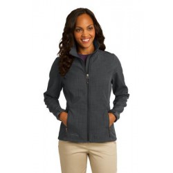 Eddie Bauer Ladies Shaded Crosshatch Soft Shell Jacket. EB533