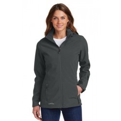 Eddie Bauer Ladies Hooded Soft Shell Parka. EB537