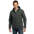 Port Authority® Textured Hooded Soft Shell Jacket. J706