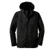 Port Authority® Textured Hooded Soft Shell Jacket. J706