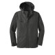 Port Authority® Textured Hooded Soft Shell Jacket. J706