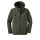 Port Authority® Textured Hooded Soft Shell Jacket. J706