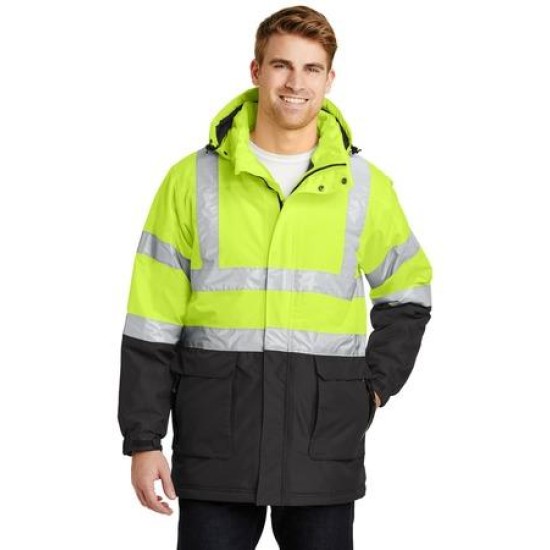 Port Authority® ANSI 107 Class 3 Safety Heavyweight Parka. J799S