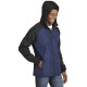 Sport-Tek Heather Colorblock Raglan Hooded Wind Jacket. JST40