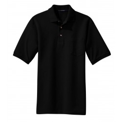 Port Authority® Heavyweight Cotton Pique Polo with Pocket.  K420P