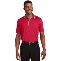 Sport-Tek Dri-Mesh Polo with Tipped Collar and Piping. K467