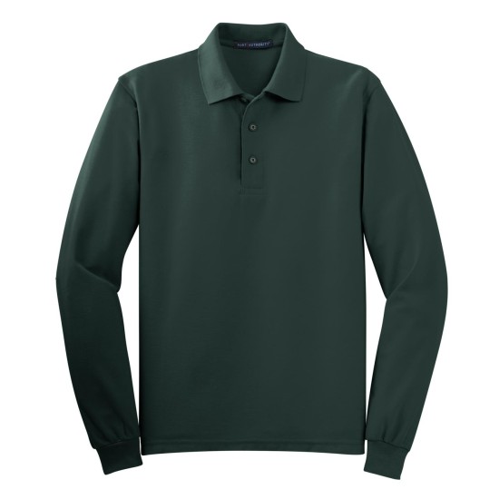 Port Authority® Silk Touch™ Long Sleeve Polo.  K500LS