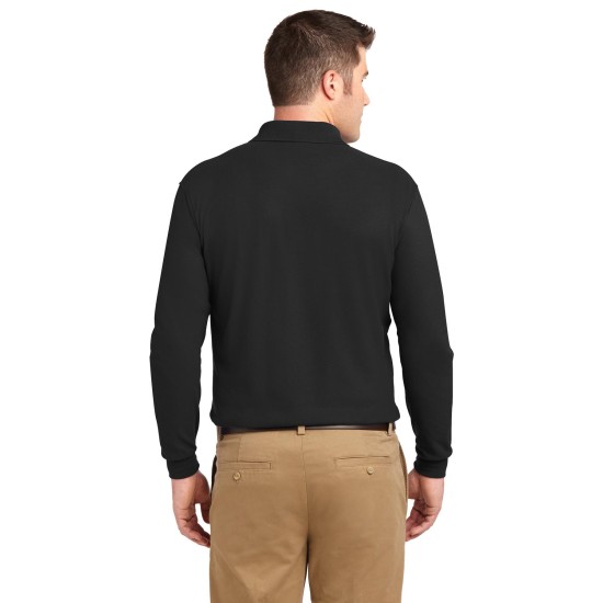 Port Authority® Silk Touch™ Long Sleeve Polo.  K500LS