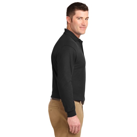 Port Authority® Silk Touch™ Long Sleeve Polo.  K500LS