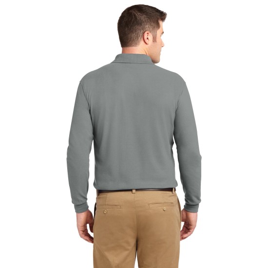 Port Authority® Silk Touch™ Long Sleeve Polo.  K500LS