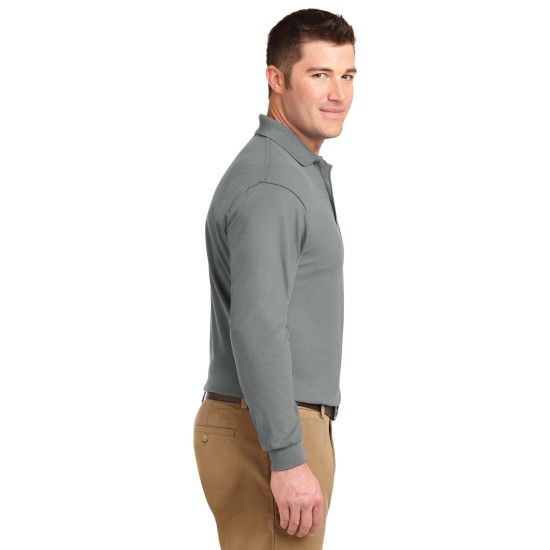 Port Authority® Silk Touch™ Long Sleeve Polo.  K500LS