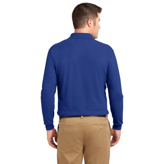 Port Authority® Silk Touch™ Long Sleeve Polo.  K500LS