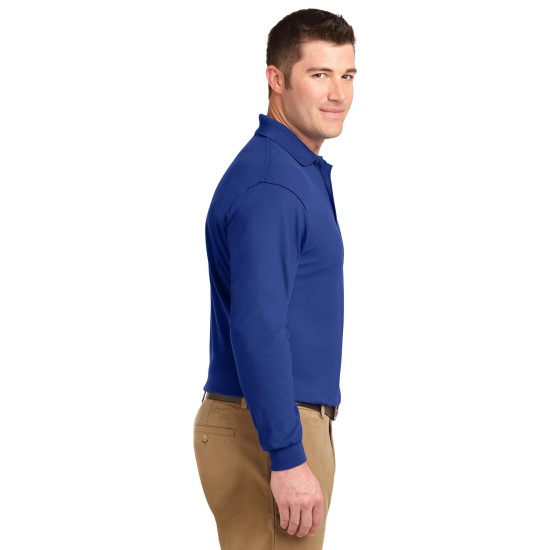 Port Authority® Silk Touch™ Long Sleeve Polo.  K500LS