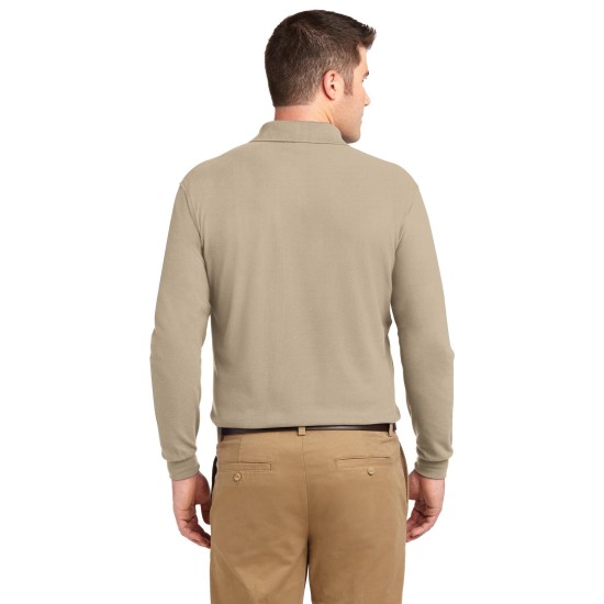 Port Authority® Silk Touch™ Long Sleeve Polo.  K500LS