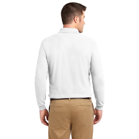 Port Authority® Silk Touch™ Long Sleeve Polo.  K500LS