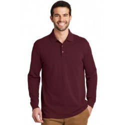 Port Authority® EZCotton® Long Sleeve Polo. K8000LS