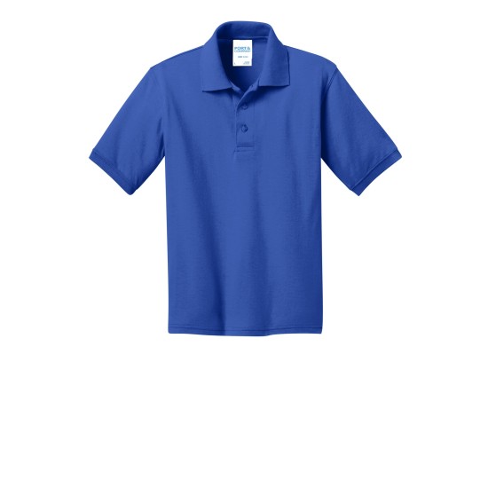 Port & Company® Youth Core Blend Jersey Knit Polo. KP55Y