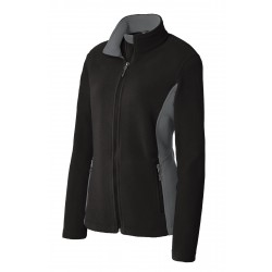 Port Authority® Ladies Colorblock Value Fleece Jacket. L216