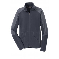 Port Authority® Ladies Colorblock Microfleece Jacket. L230