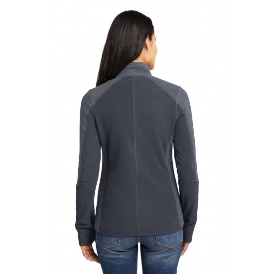 Port Authority® Ladies Colorblock Microfleece Jacket. L230