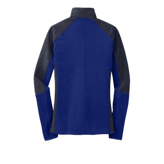 Port Authority® Ladies Colorblock Microfleece Jacket. L230