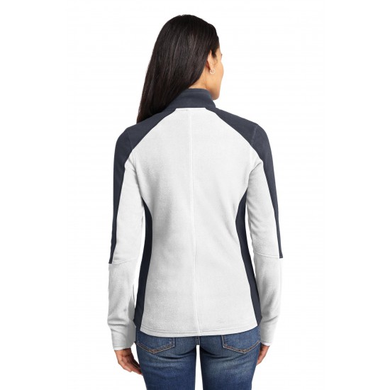 Port Authority® Ladies Colorblock Microfleece Jacket. L230