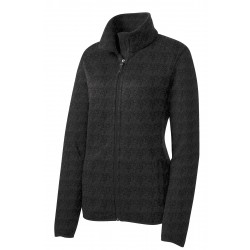 Port Authority® Ladies Sweater Fleece Jacket. L232