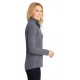 Port Authority® Ladies Heather Microfleece Full-Zip Jacket. L235