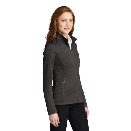 Port Authority ® Ladies Diamond Heather Fleece Full-Zip Jacket L249