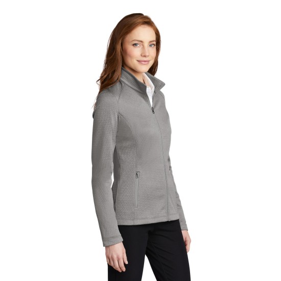 Port Authority ® Ladies Diamond Heather Fleece Full-Zip Jacket L249