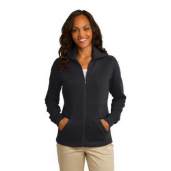 Port Authority® Ladies Slub Fleece Full-Zip Jacket. L293