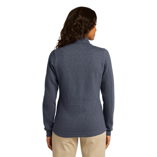 Port Authority® Ladies Slub Fleece Full-Zip Jacket. L293