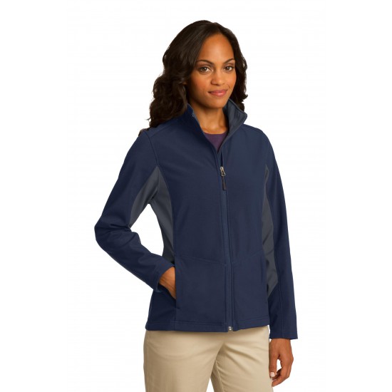 Port Authority® Ladies Core Colorblock Soft Shell Jacket. L318
