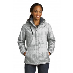 Port Authority® Ladies Brushstroke Print Insulated Jacket. L320