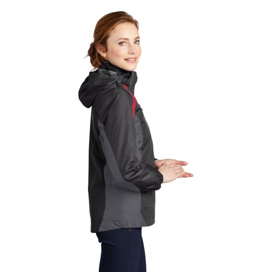 Port Authority® Ladies Colorblock 3-in-1 Jacket. L321