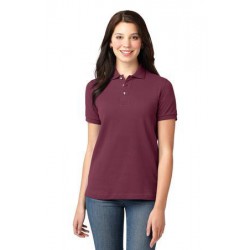 Port Authority® Ladies Heavyweight Cotton Pique Polo.  L420