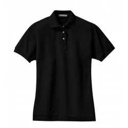 Port Authority® Ladies Heavyweight Cotton Pique Polo.  L420