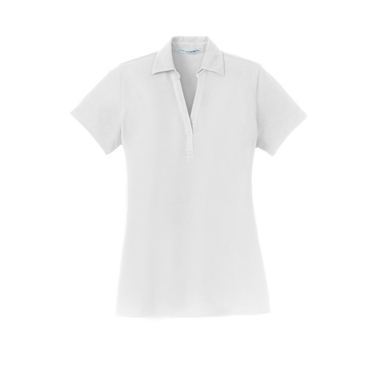 Port Authority® Ladies Silk Touch™ Y-Neck Polo. L5001