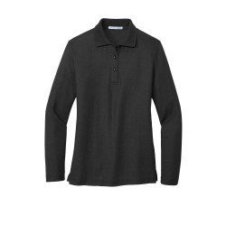 Port Authority® Ladies  Silk Touch™ Long Sleeve Polo.  L500LS