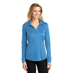 Port Authority ® Ladies Silk Touch ™  Performance Long Sleeve Polo. L540LS