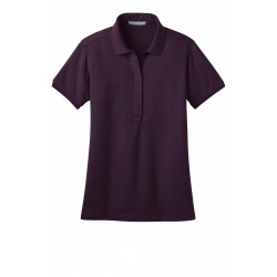 Port Authority® Ladies Stretch Pique Polo. L555