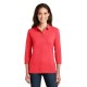 Port Authority® Ladies 3/4-Sleeve Meridian Cotton Blend Polo. L578