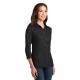 Port Authority® Ladies 3/4-Sleeve Meridian Cotton Blend Polo. L578