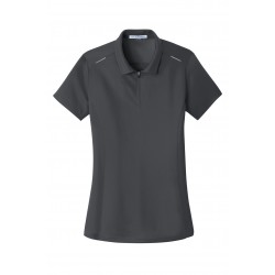 Port Authority® Ladies Pinpoint Mesh Zip Polo. L580