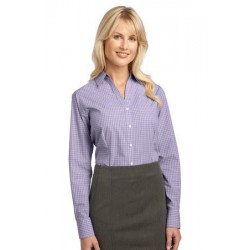 Port Authority® Ladies Plaid Pattern Easy Care Shirt. L639