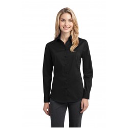 Port Authority® Ladies Stretch Poplin Shirt. L646