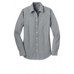 Port Authority® Ladies Long Sleeve Gingham Easy Care Shirt. L654