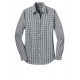 Port Authority® Ladies Long Sleeve Gingham Easy Care Shirt. L654